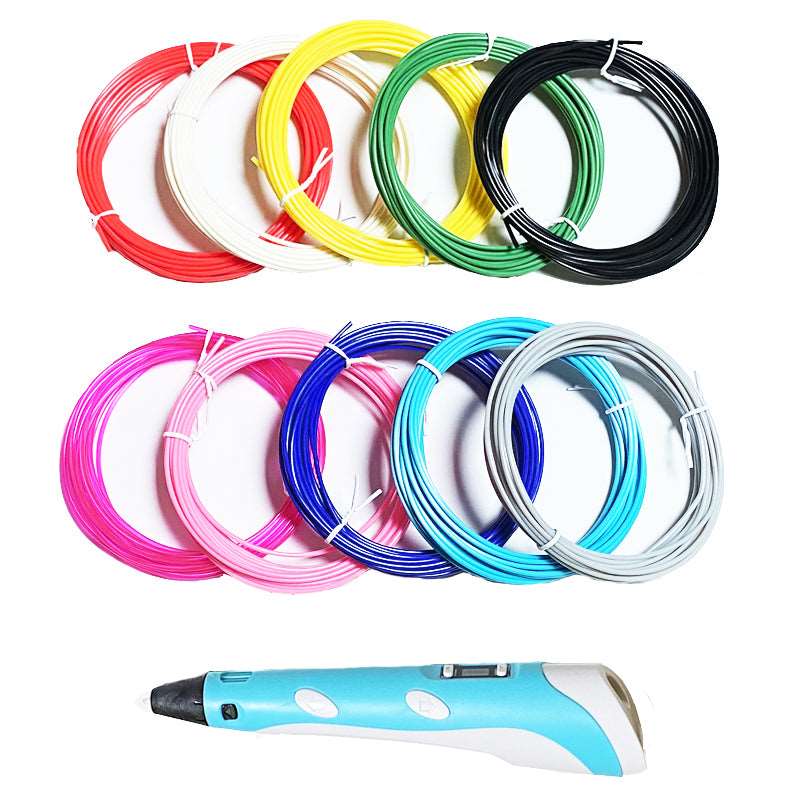Bolígrafo de impresión 3D de Objetos + 10 Colores de Filamentos
